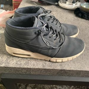 Nike janoski mids navy blue